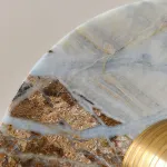 Настенный светильник Geode Glow Gold D20 с мраморным плафоном от VINSA