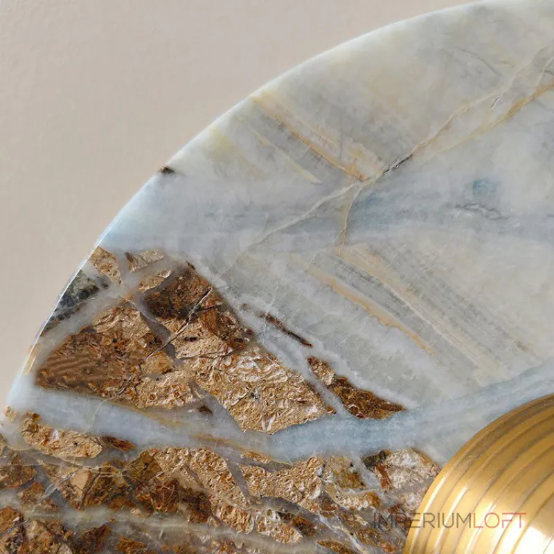 Настенный светильник Geode Glow Gold D20 с мраморным плафоном от VINSA Настенный светильник Geode Glow Gold D20 с мраморным плафоном от VINSA
