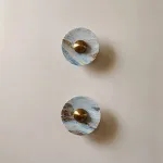 Настенный светильник Geode Glow Gold D20 с мраморным плафоном от VINSA