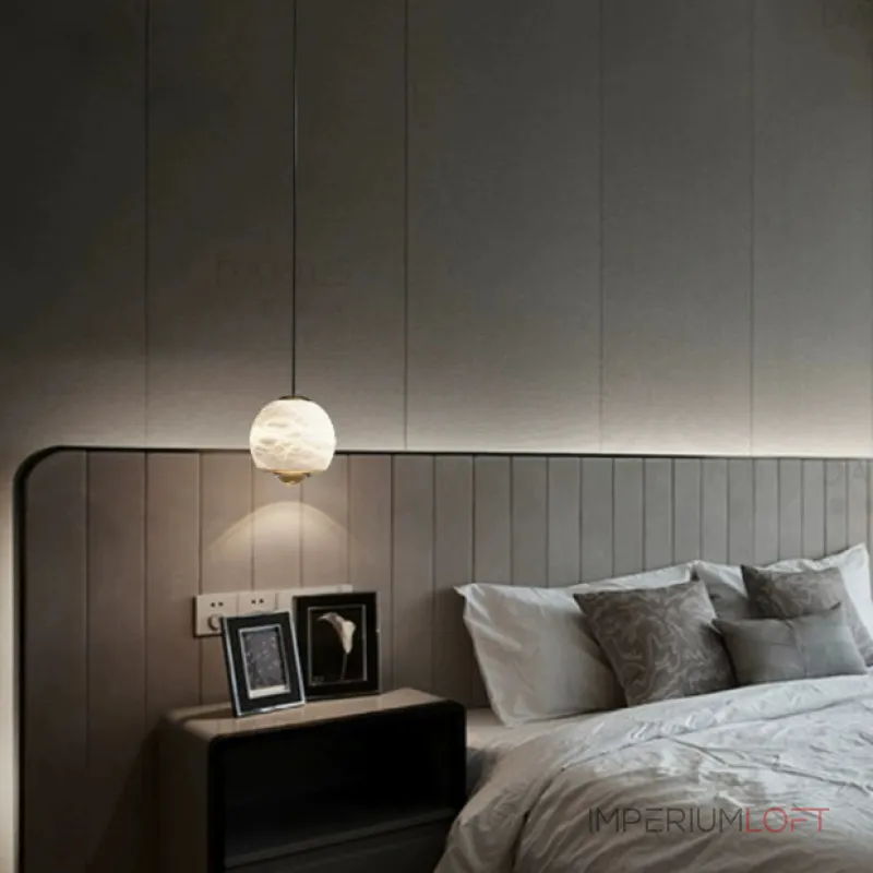 Подвесной светильник HENNEKE MARBLE Cloud Marble A с лифтом с лифтом с шарообразным плафоном из натурального мрамора от ImperiumLoft Подвесной светильник HENNEKE MARBLE Cloud Marble A с лифтом с лифтом с шарообразным плафоном из натурального мрамора от ImperiumLoft