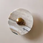 Настенный светильник Silence Stone D25 Gold с мраморным плафоном от VINSA