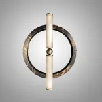 Настенный светильник Circle Intersect A с мраморным плафоном оригинальной формы от VINSA