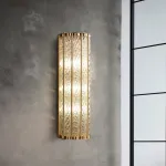 Настенный светильник CASEY LIGHT P3 с фактурным плафоном из стекла от VINSA