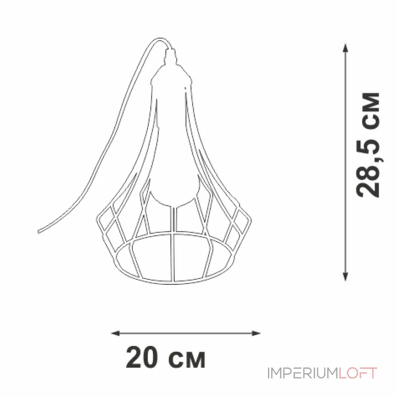 Настольный светильник VitaLuce V2566-1/1L