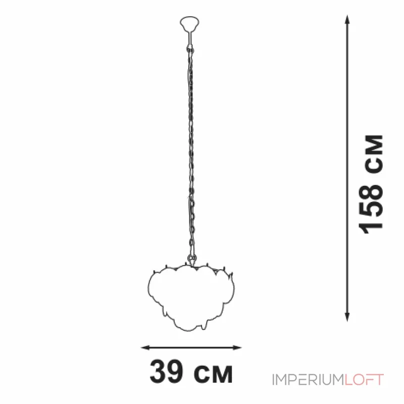 Подвесная люстра VitaLuce V5315-9/5