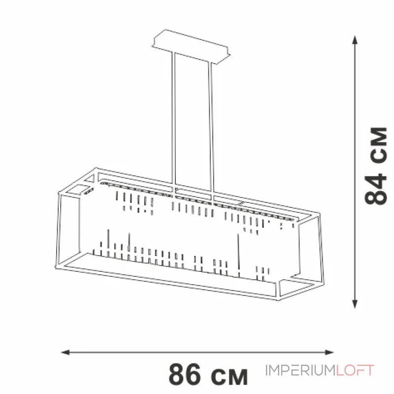 Люстра на штанге VitaLuce V5402-1/4PL