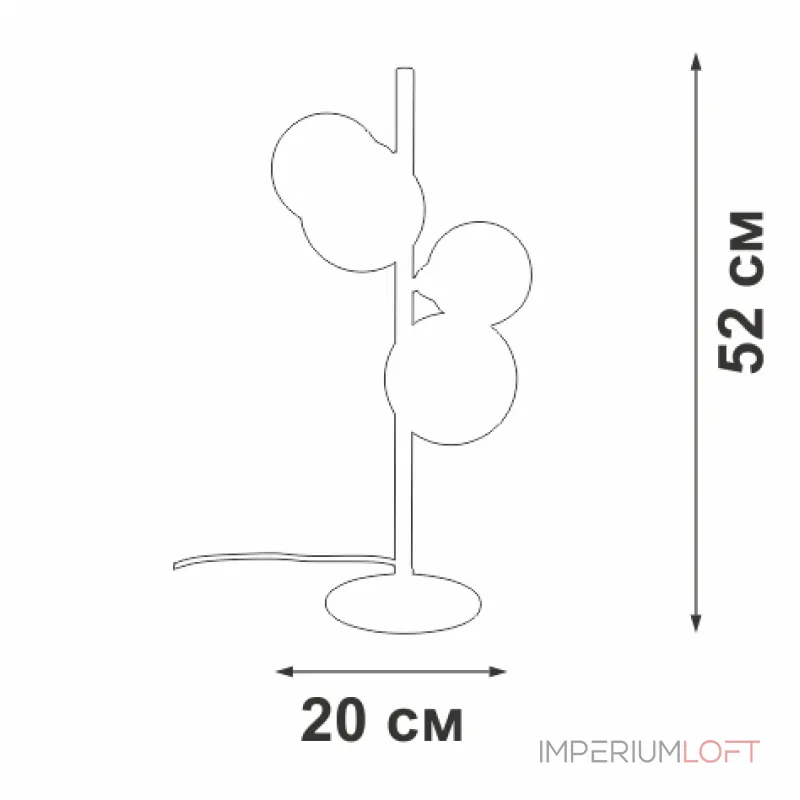 Настольный светильник VitaLuce V2569-1/4L