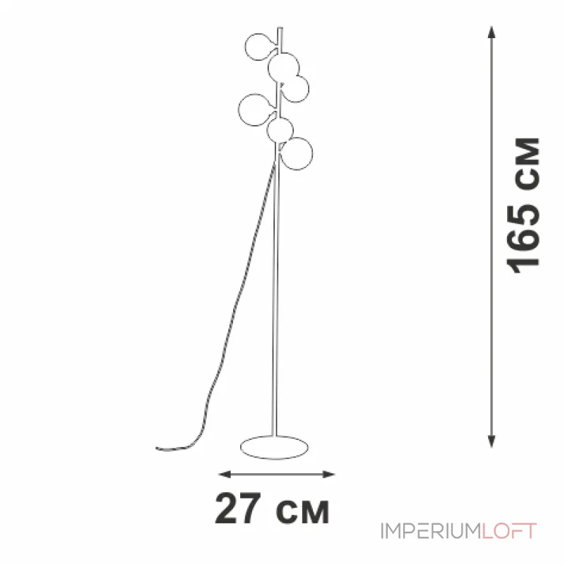 Торшер VitaLuce V2569-1/6P Торшер VitaLuce V2569-1/6P