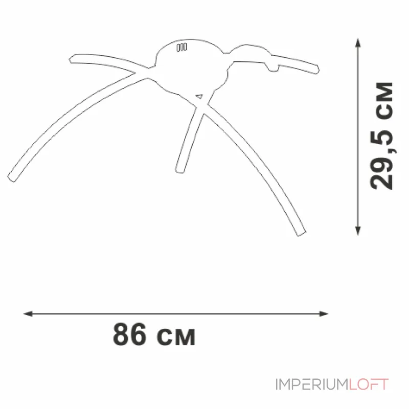 Потолочный светильник VitaLuce V2709-1/3PL