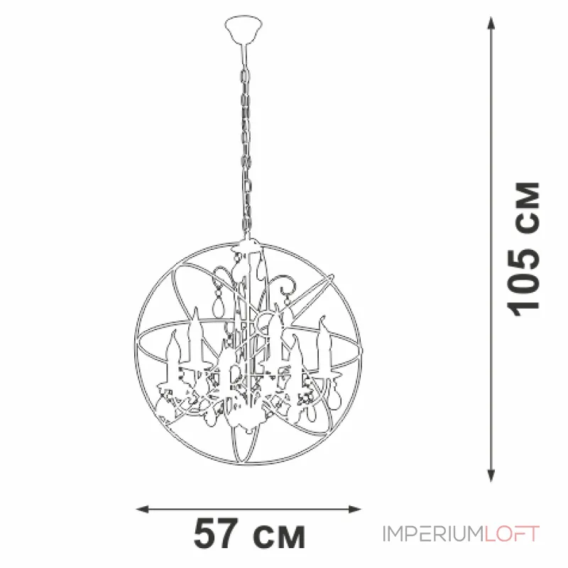 Подвесная люстра VitaLuce V4554-7/6