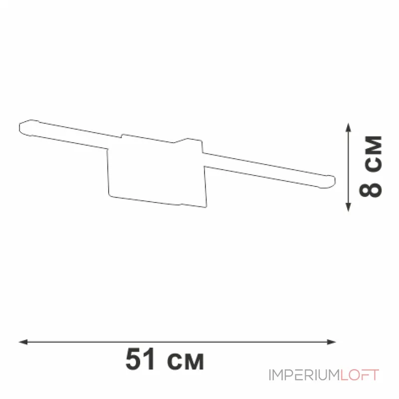 Настенный светильник VitaLuce V4631-0/1A