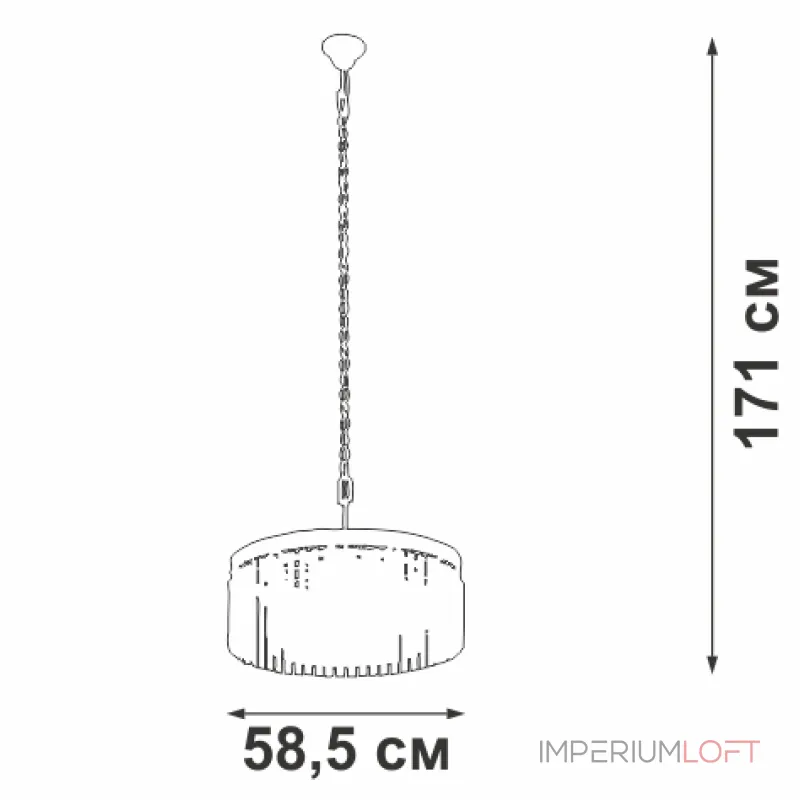Подвесная люстра VitaLuce V5181-1/9