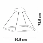 Подвесная люстра VitaLuce V04661-03/1S
