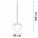 Подвесная люстра VitaLuce V5349-8/6+1