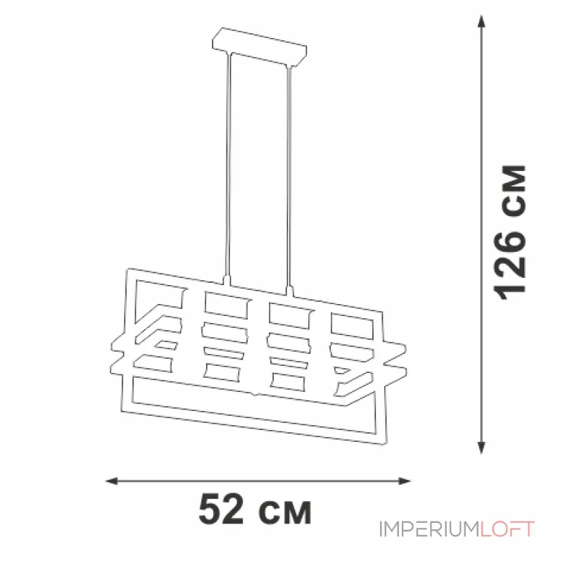 Подвесной светильник VitaLuce V2861-1/3S Подвесной светильник VitaLuce V2861-1/3S