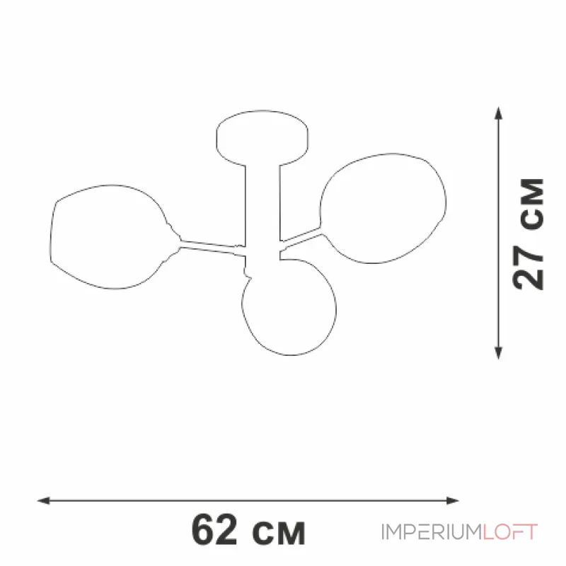 Потолочный светильник VitaLuce V3956-7/3PL Потолочный светильник VitaLuce V3956-7/3PL