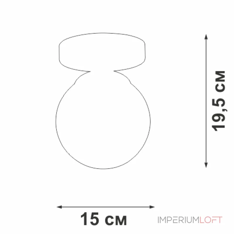 Потолочный светильник VitaLuce V3962-1/1PL Потолочный светильник VitaLuce V3962-1/1PL
