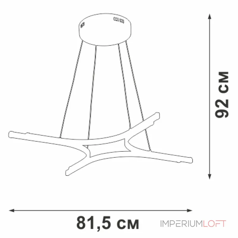 Подвесная люстра VitaLuce V4668-1/4S Подвесная люстра VitaLuce V4668-1/4S