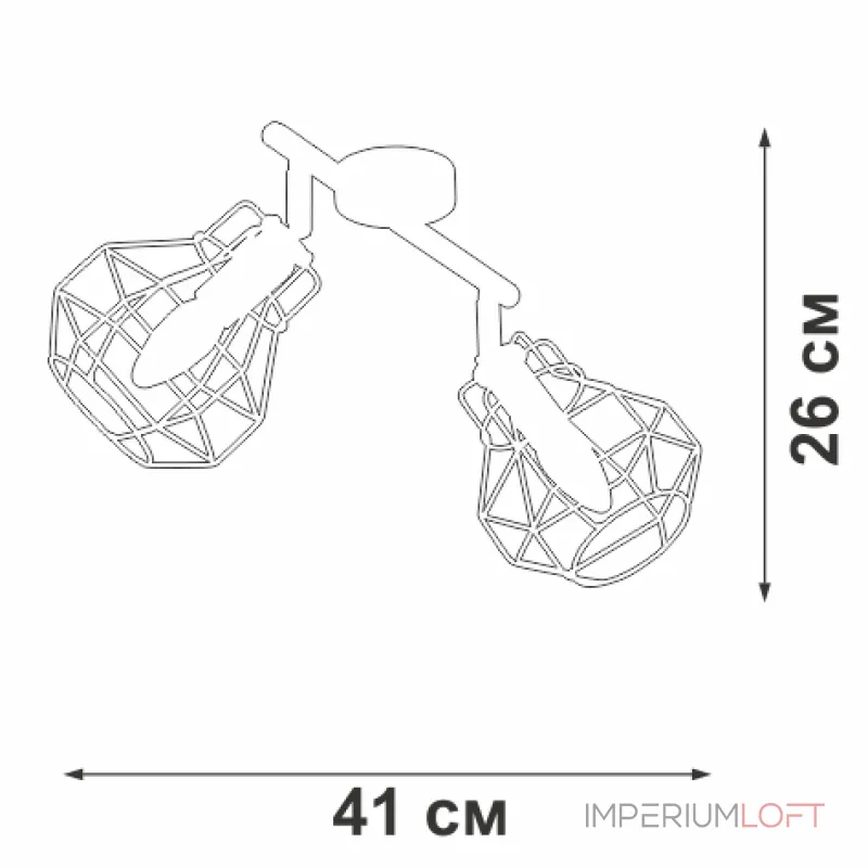 Потолочный светильник VitaLuce V4883-2/2PL