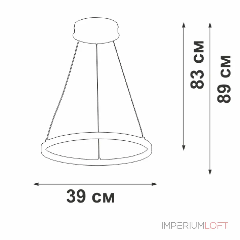 Подвесная люстра VitaLuce V2515DT-0/1S Подвесная люстра VitaLuce V2515DT-0/1S