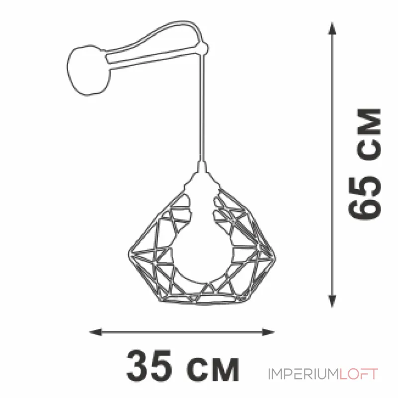 Настенный светильник VitaLuce V4258-1/1A