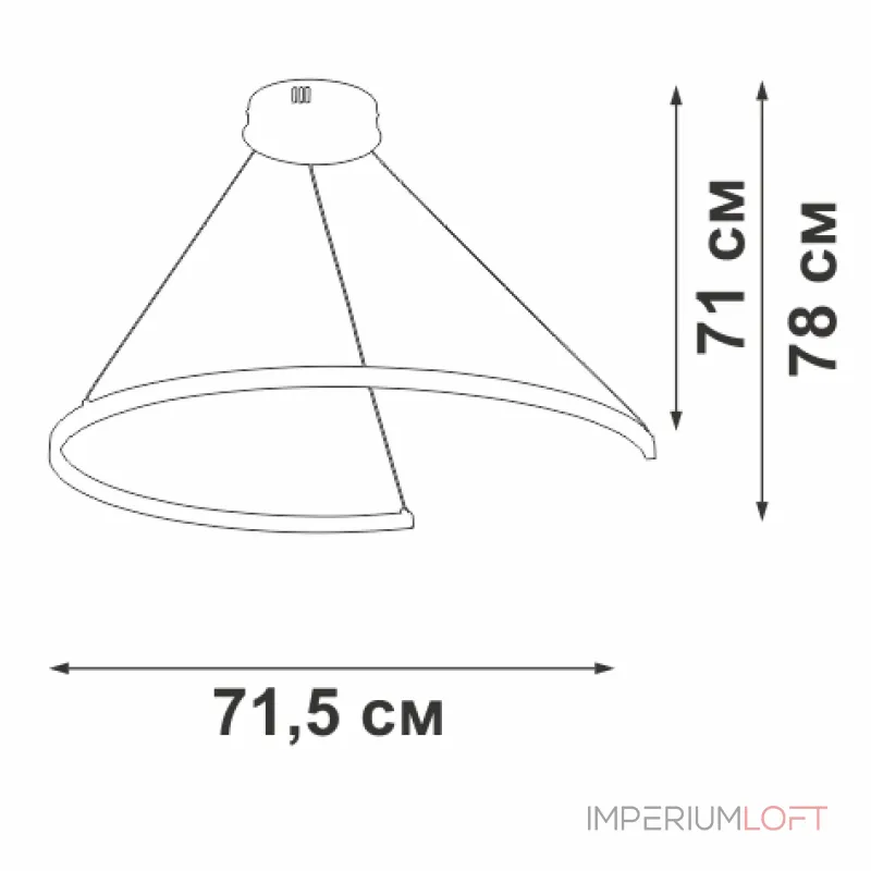 Подвесная люстра VitaLuce V2706-9/1S Подвесная люстра VitaLuce V2706-9/1S