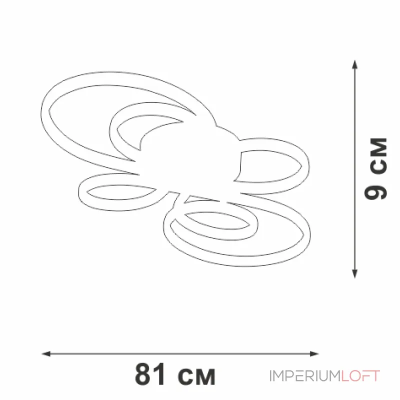 Потолочный светильник VitaLuce V3775-0/2PL