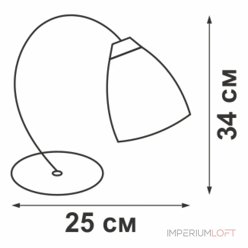 Настольный светильник VitaLuce V4354-1/1L