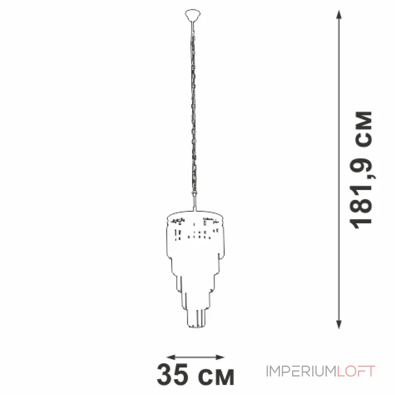 Подвесная люстра VitaLuce V5151-1/7