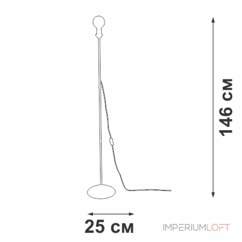 Торшер VitaLuce V1600/1P Торшер VitaLuce V1600/1P