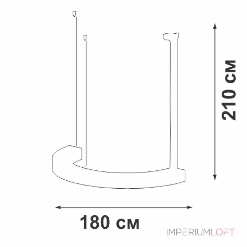 Подвесной светильник VitaLuce V2119DT-1/1S