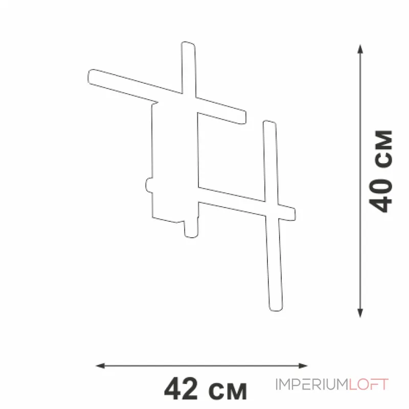 Настенный светильник VitaLuce V3043-1/4A
