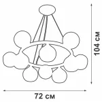 Подвесная люстра VitaLuce V4485-1/10S