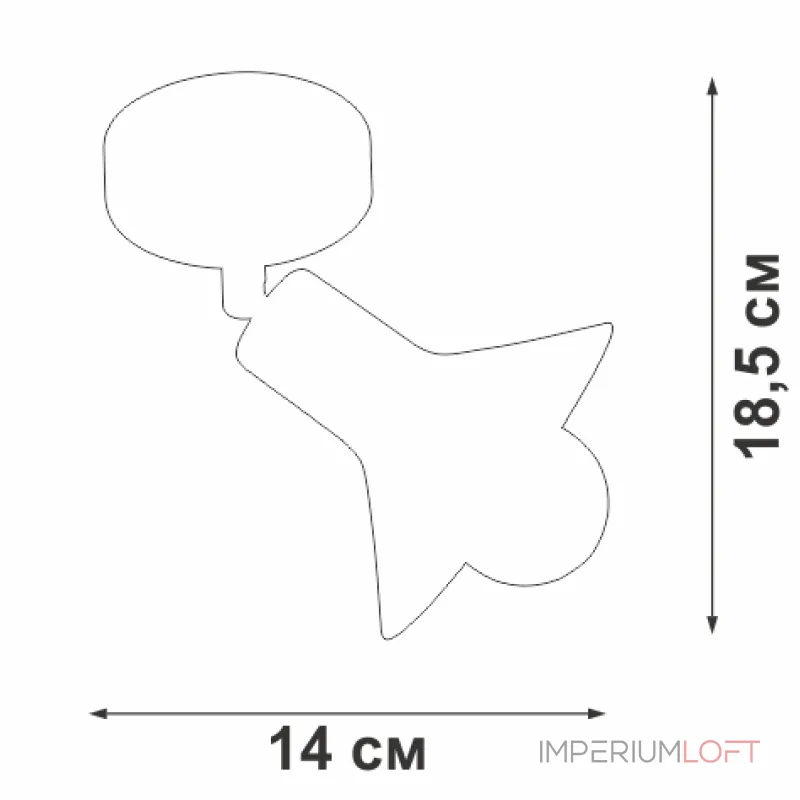 Потолочный светильник VitaLuce V4807-0/1PL