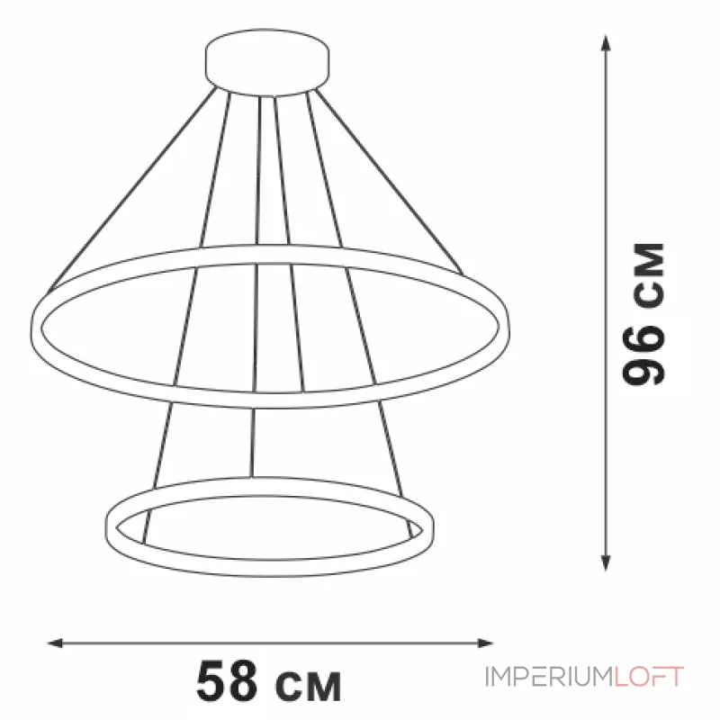 Подвесная люстра VitaLuce V04614-13/2S Подвесная люстра VitaLuce V04614-13/2S