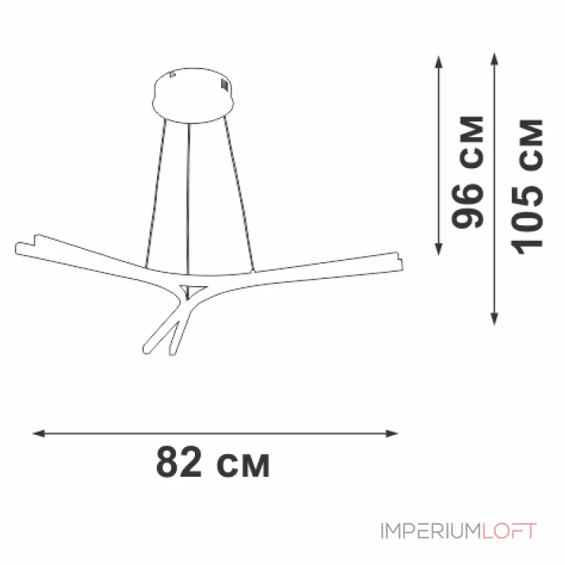 Подвесная люстра VitaLuce V2708-0/3S