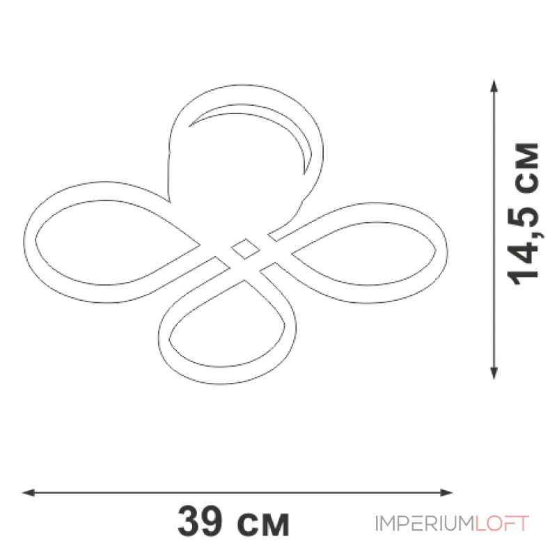 Потолочный светильник VitaLuce V3778-1/4PL от ImperiumLoft Потолочный светильник VitaLuce V3778-1/4PL от ImperiumLoft