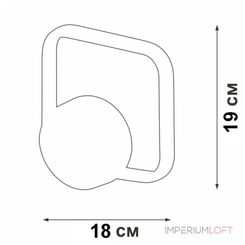 Настенный светильник VitaLuce V4612-0/1A