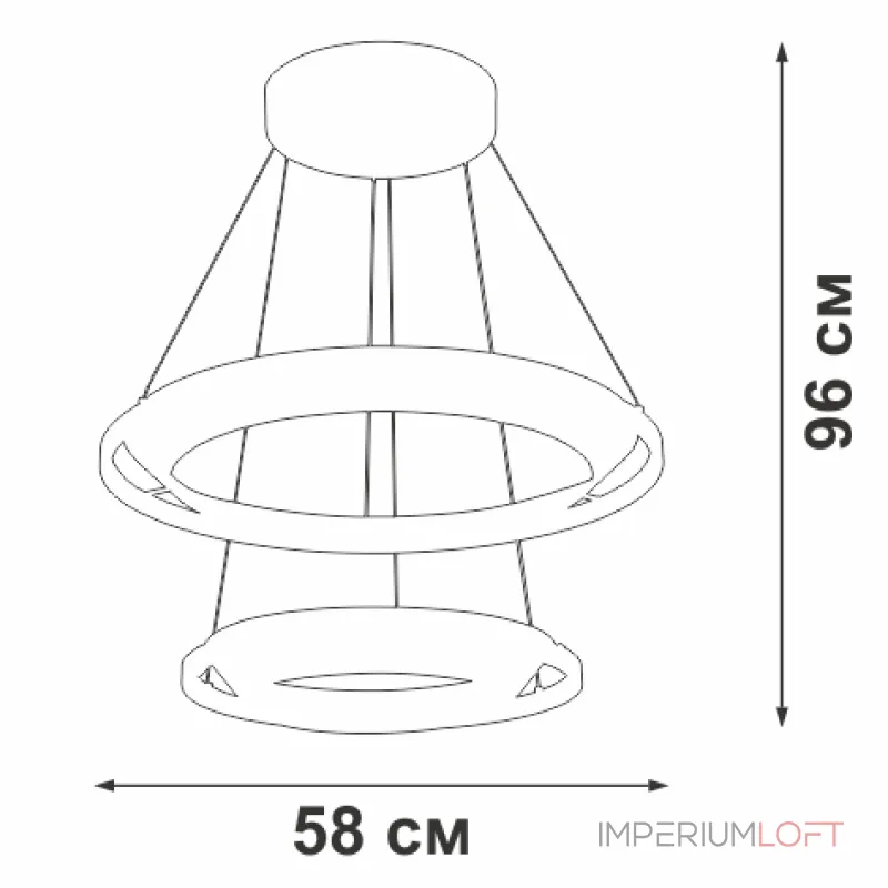 Подвесная люстра VitaLuce V4681-0/2S Подвесная люстра VitaLuce V4681-0/2S