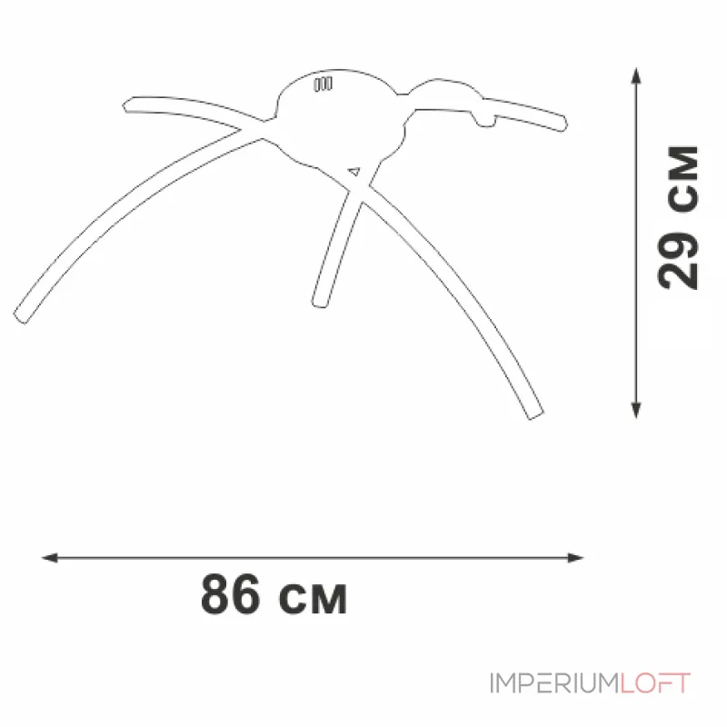 Потолочный светильник VitaLuce V25130DT-0/3PL