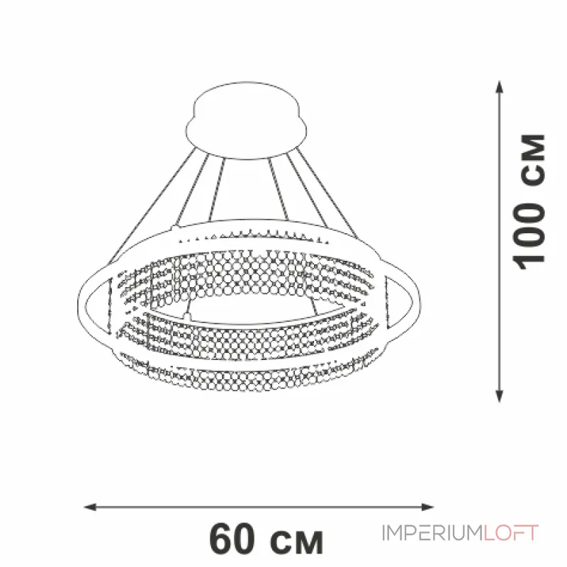 Подвесная люстра VitaLuce V5400-0/1S Подвесная люстра VitaLuce V5400-0/1S