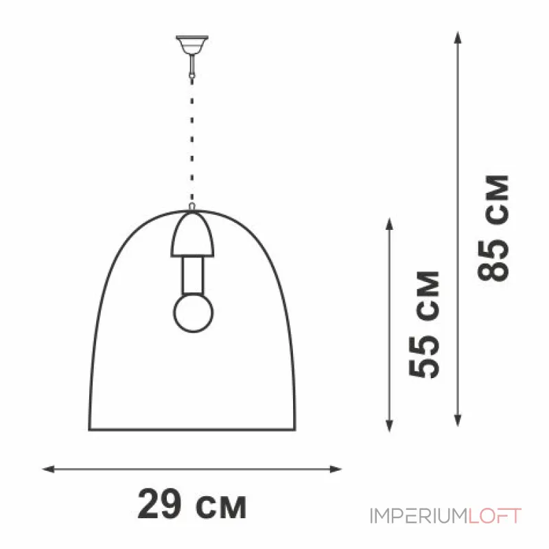 Подвесная люстра VitaLuce V1767/1S Подвесная люстра VitaLuce V1767/1S