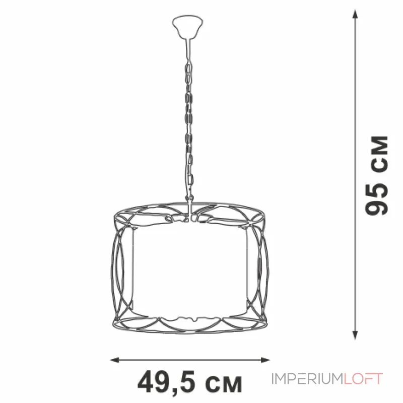 Подвесная люстра VitaLuce V4479-1/4 Подвесная люстра VitaLuce V4479-1/4