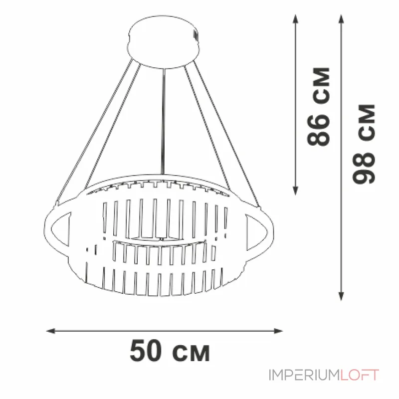 Подвесная люстра VitaLuce V54010-0/1S Подвесная люстра VitaLuce V54010-0/1S