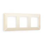 Рамка ALFA Line (Бежевый глянец) 3-ая AF110303 от ImperiumLoft