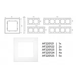 Рамка 5-ая Ambrella Volt ALFA AF220125