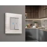 Рамка ALFA Grand (Бежевый мрамор) 3-ая AF930303 от ImperiumLoft