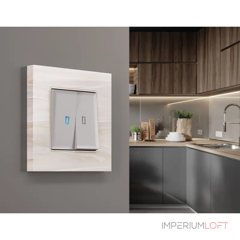 Рамка ALFA Grand (Бежевый мрамор) 3-ая AF930303 от ImperiumLoft Рамка ALFA Grand (Бежевый мрамор) 3-ая AF930303 от ImperiumLoft