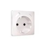 Лицевая панель для электрической розетки с заземлением со шторками 2USB A+C Ambrella Volt ALFA AP2100