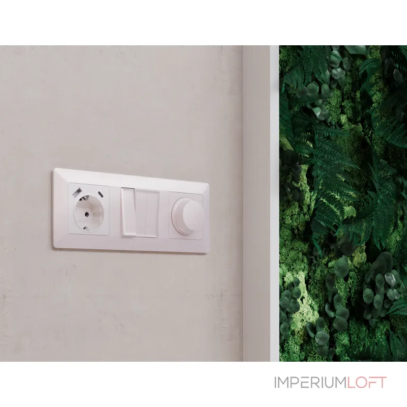 Лицевая панель для электрической розетки с заземлением со шторками 2USB A+C Ambrella Volt ALFA AP2100 Лицевая панель для электрической розетки с заземлением со шторками 2USB A+C Ambrella Volt ALFA AP2100